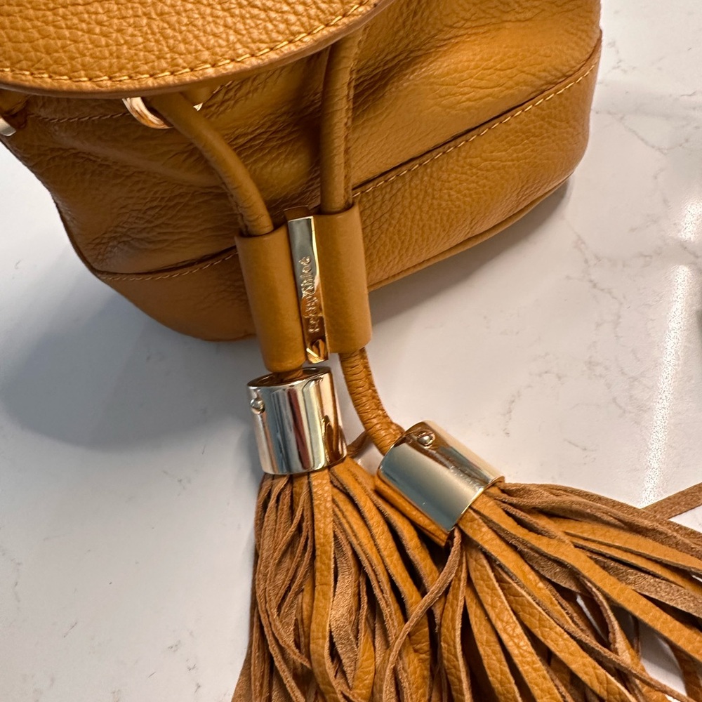 See by Chloe Tan Leather Crossbody Bag with Tassel - Picture 5 of 5